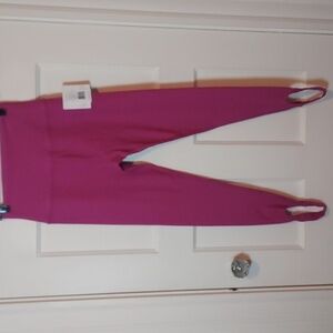 Beyond Yoga Spacedye Well Rounded Stirrup Legging In Purple Magenta Heather